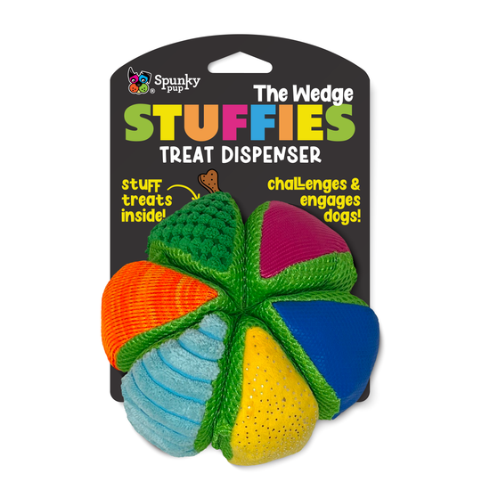 Load image into Gallery viewer, Spunky Pup - Stuffies - Treat Dispensing Plush Toy The Wedge Image
