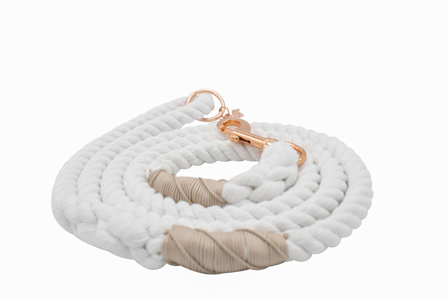 SASSY WOOF - Dog Rope Leash - Dove Image