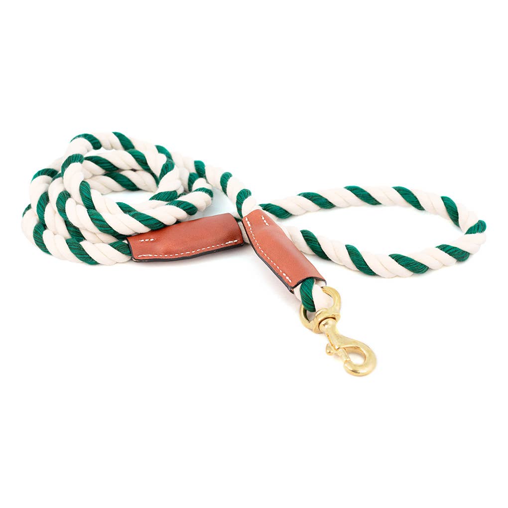 Auburn Leathercrafters - Cotton Rope Leash - Snap  Image