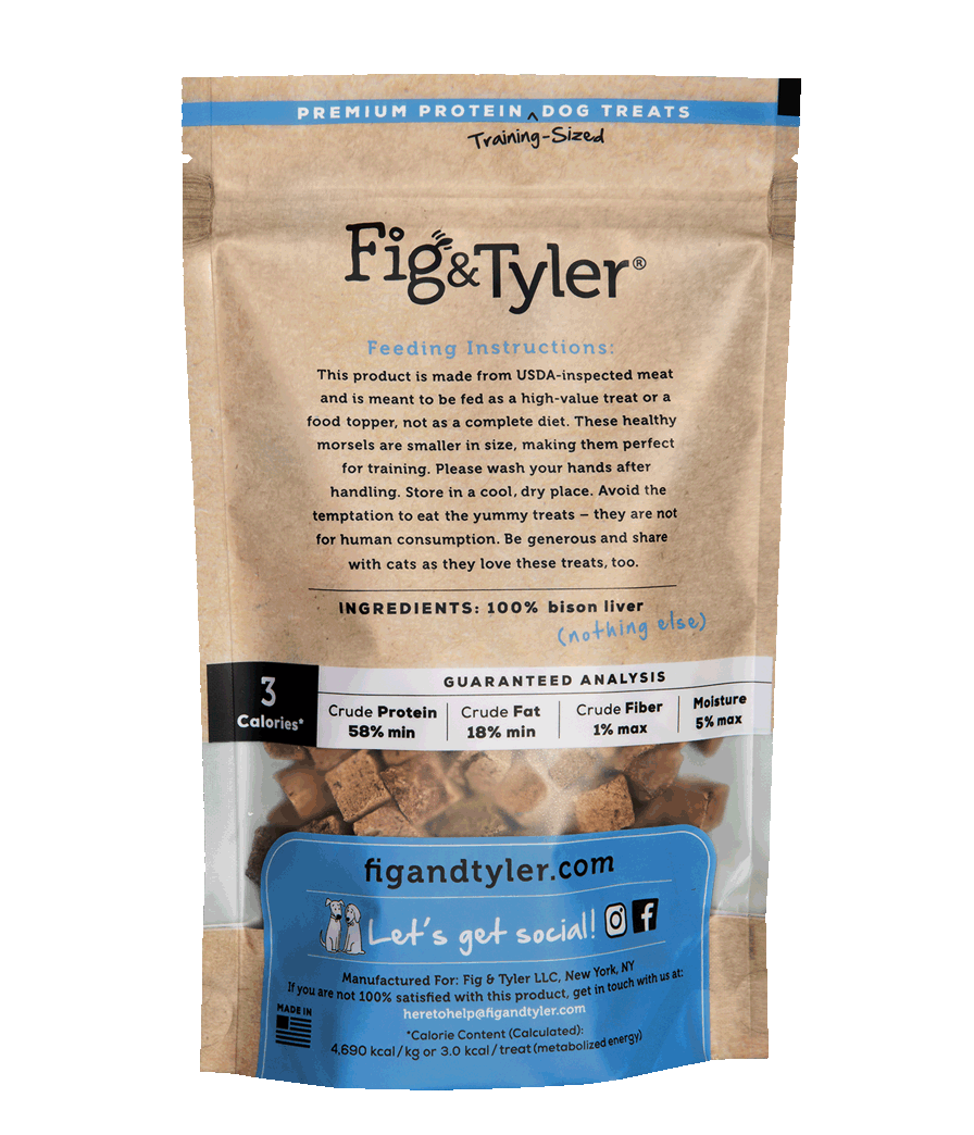 Fig & Tyler - Freeze-Dried Bison Liver Morsels Image