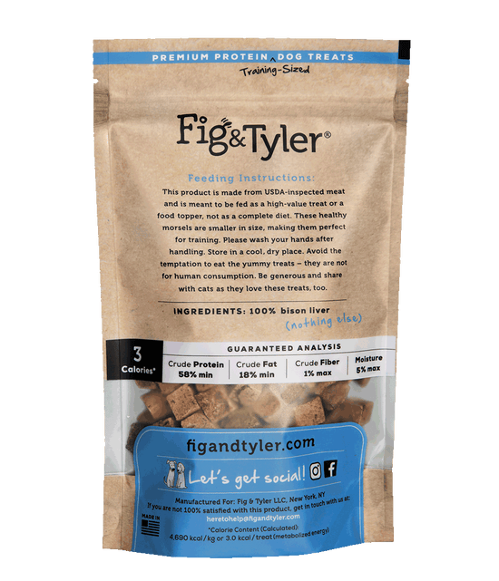 Fig & Tyler - Freeze-Dried Bison Liver Morsels Image