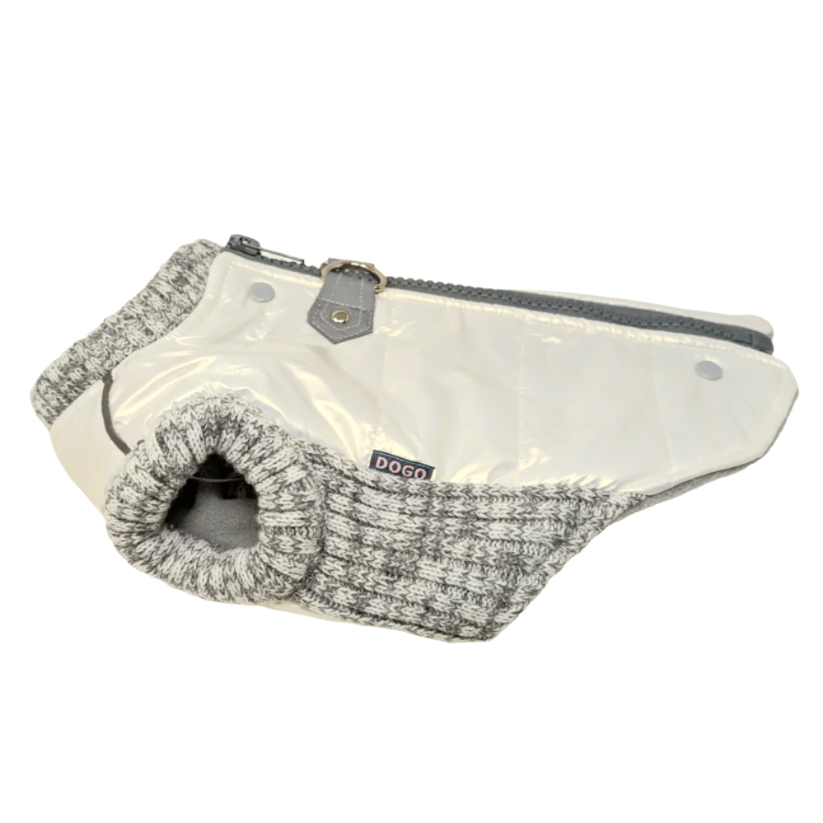 Dogo Pet - Runner Coat Metallic Pearl White Image