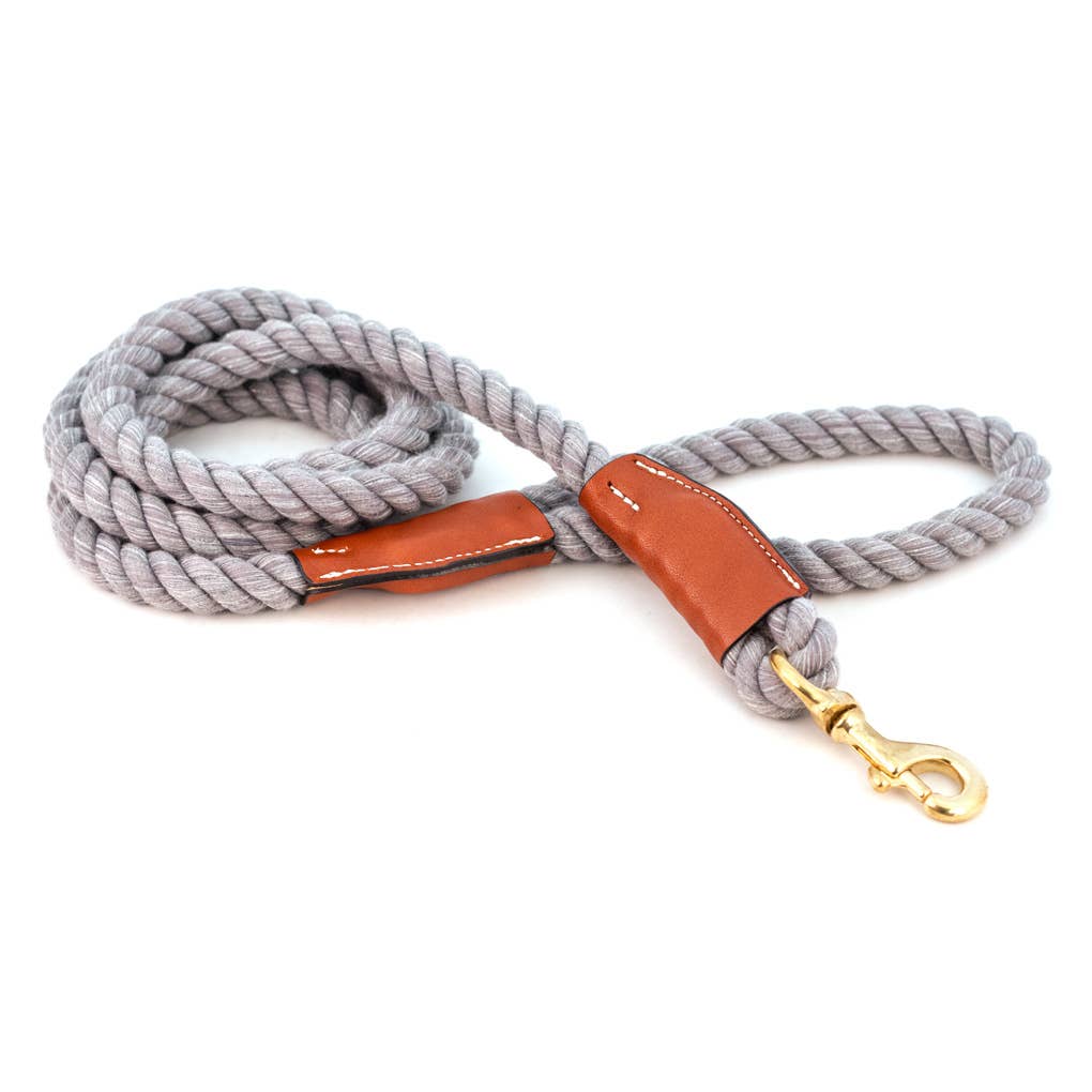 Auburn Leathercrafters - Cotton Rope Leash - Snap  Image