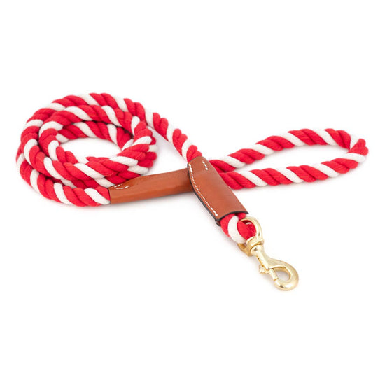 Auburn Leathercrafters - Cotton Rope Leash - Snap  Image