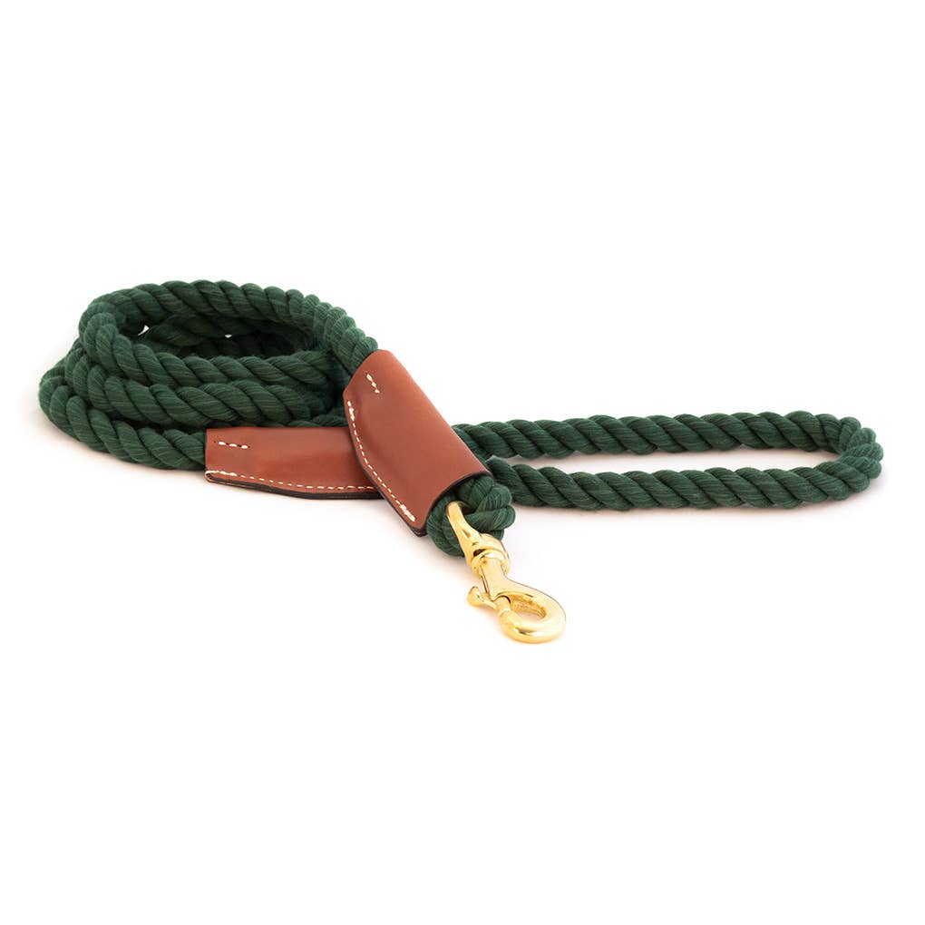 Auburn Leathercrafters - Cotton Rope Leash - Snap  Image