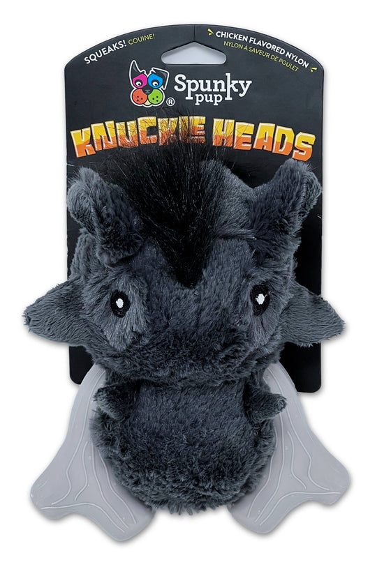 Load image into Gallery viewer, Spunky Pup - Knuckle Heads - Plush/Nylon Combo 2-in-1 Toy Image
