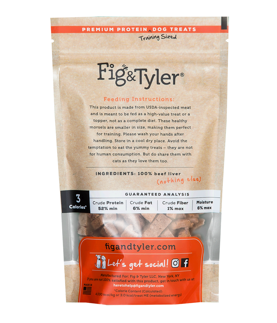 Fig & Tyler - Freeze-Dried Beef Liver Morsels Image