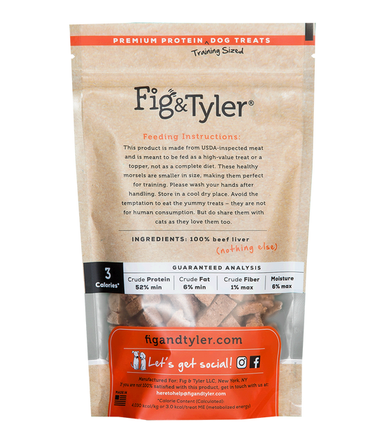 Fig & Tyler - Freeze-Dried Beef Liver Morsels Image