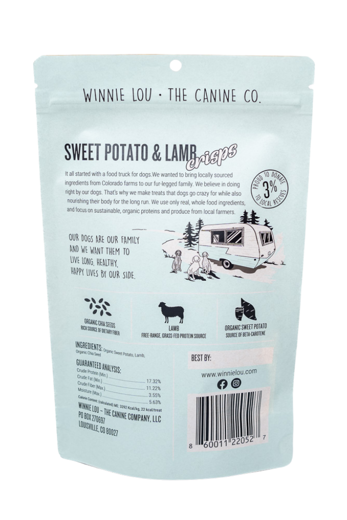 Winnie Lou - Sweet Potato & Lamb Crisps  Image