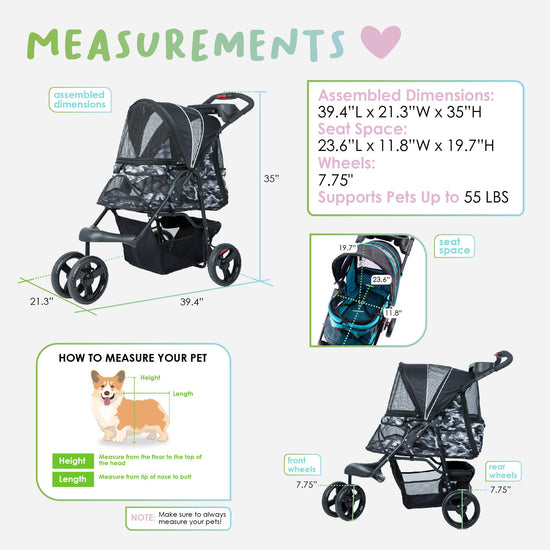 Petique - Durable Pet Stroller  Image