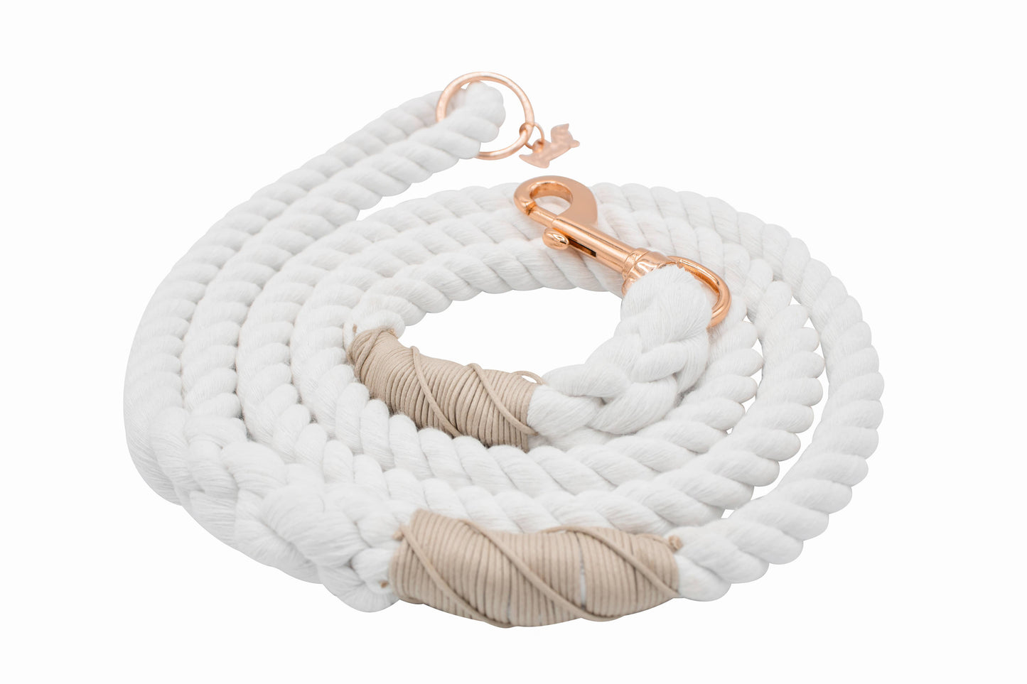 SASSY WOOF - Dog Rope Leash - Dove Image