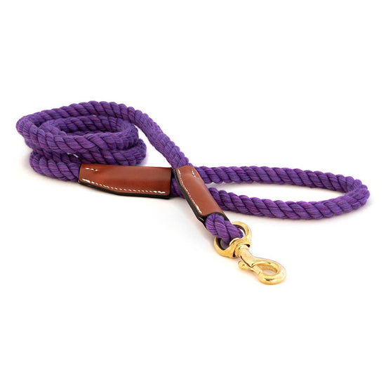 Auburn Leathercrafters - Cotton Rope Leash - Snap  Image