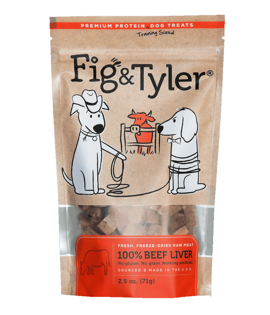 Fig & Tyler - Freeze-Dried Beef Liver Morsels 2.5 oz. Image