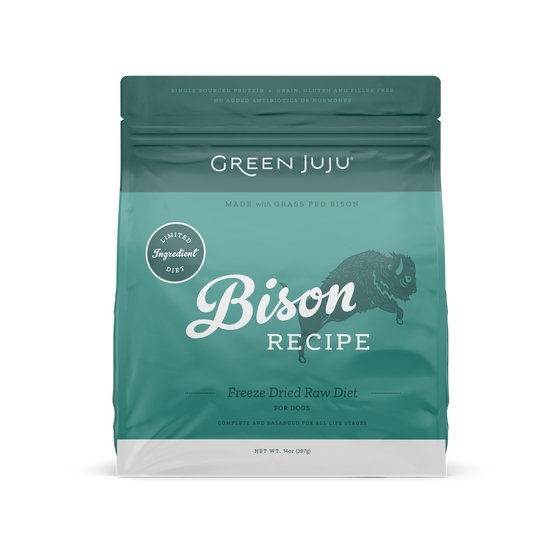 Green Juju Freeze Dried Raw Diet Bison Image