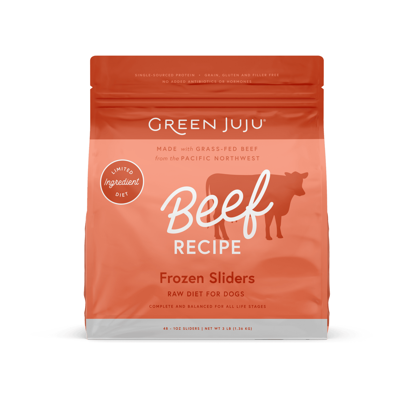 Green Juju Frozen Raw Diet Patties & Sliders Beef Image