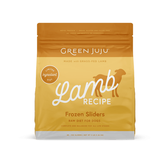 Green Juju Frozen Raw Diet Patties & Sliders Lamb Image