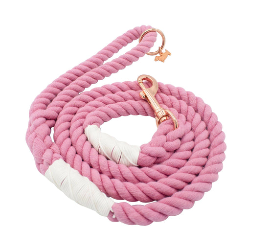 SASSY WOOF - Dog Rope Leash - Cotton Candy Image