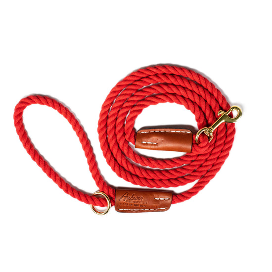 Auburn Leathercrafters - Cotton Rope Leash - Snap  Image