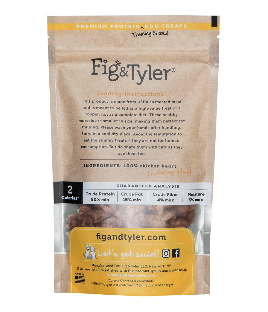 Fig & Tyler - Freeze-Dried Chicken Heart Morsels Image