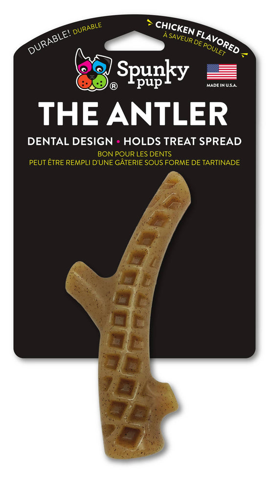 Load image into Gallery viewer, Spunky Pup - Hard Chew Nylon Antlers - Made in the USA The Antler - Deer Image
