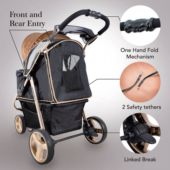 Ibiyaya - Monarch Premium Pet Jogger, Designer-Luxury Dog Stroller  Image