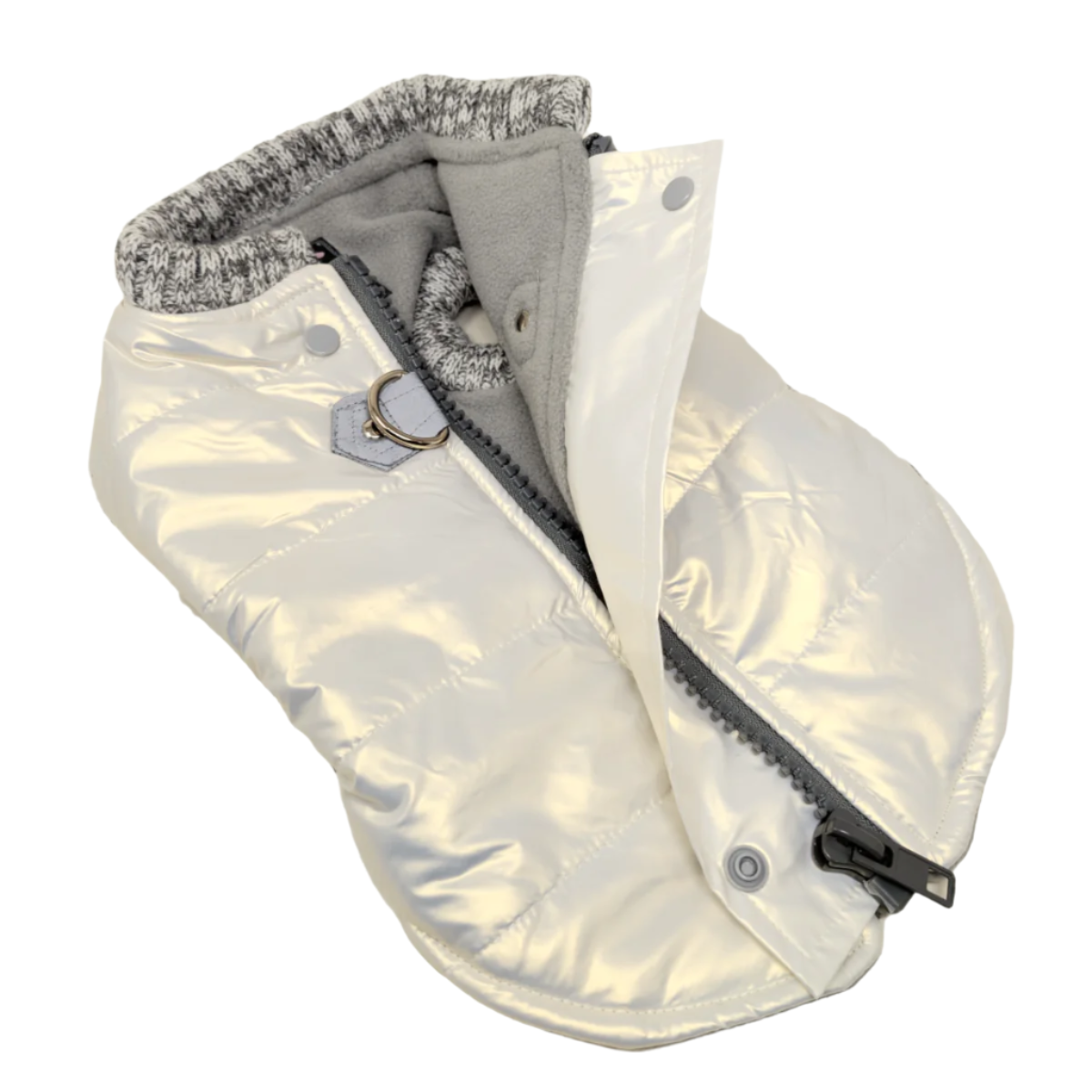 Dogo Pet - Runner Coat Metallic Pearl White Image