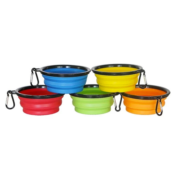 Alpha Paw Inc. Collapsible Water Bowls Yellow