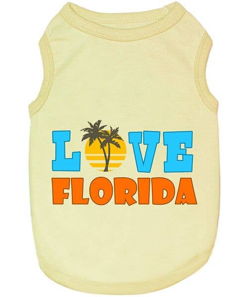 Parisian Pet® - Love Florida Dog T-Shirt  Image