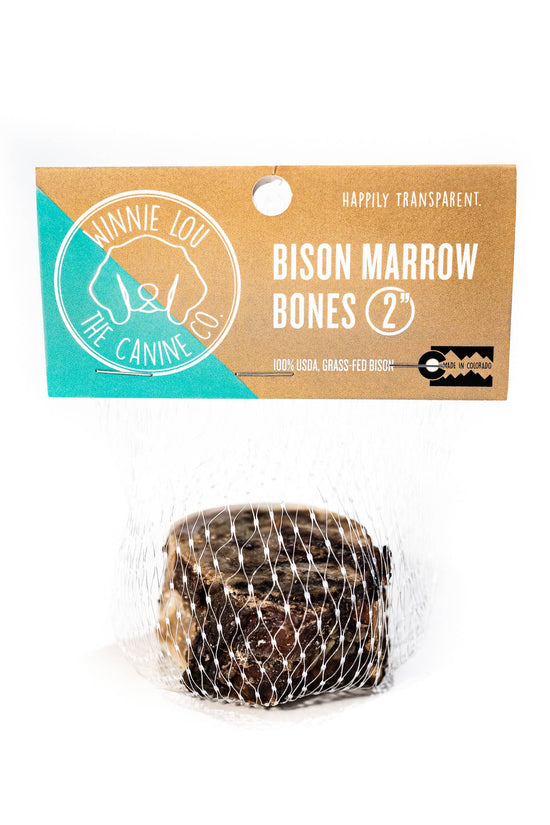 Winnie Lou - The Canine Co. - Bison Marrow Bone - 2"  Image